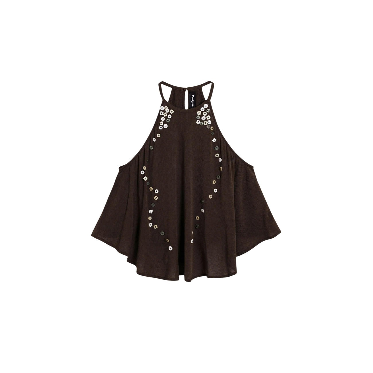 Desigual Top Damen Braun