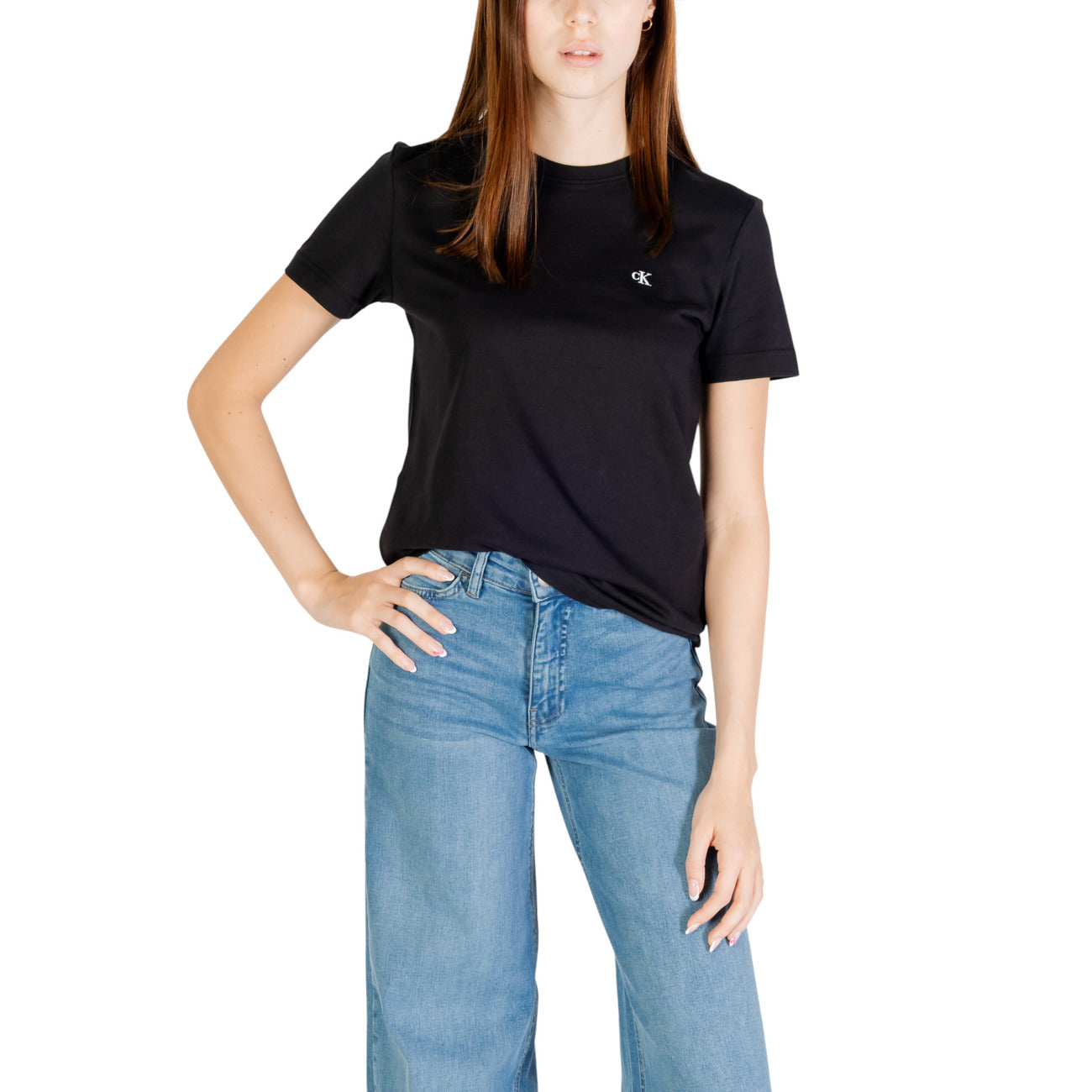 Calvin Klein Jeans T-shirt Dames Zwart #2464329
