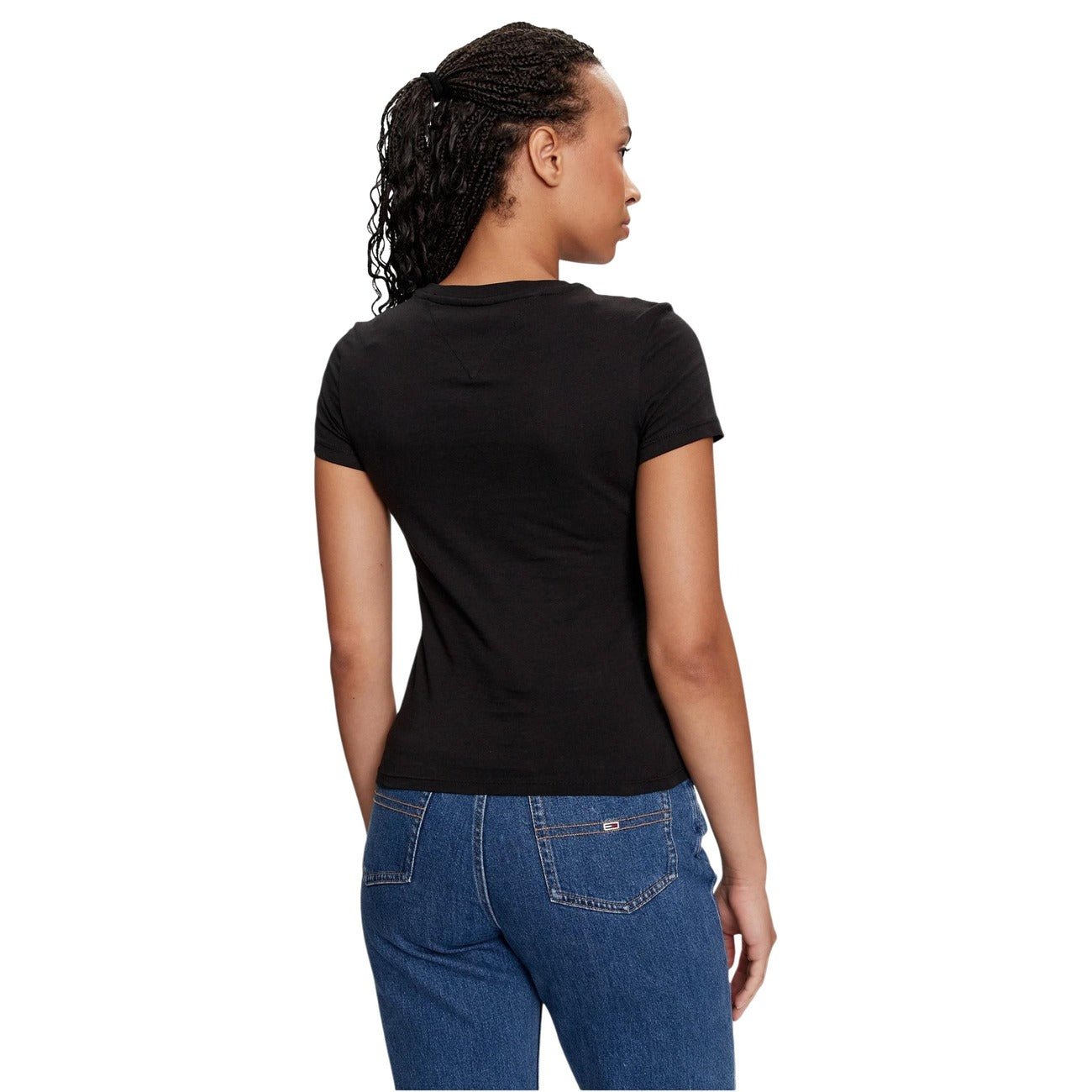 Tommy Hilfiger Jeans T-shirt Dames Zwart