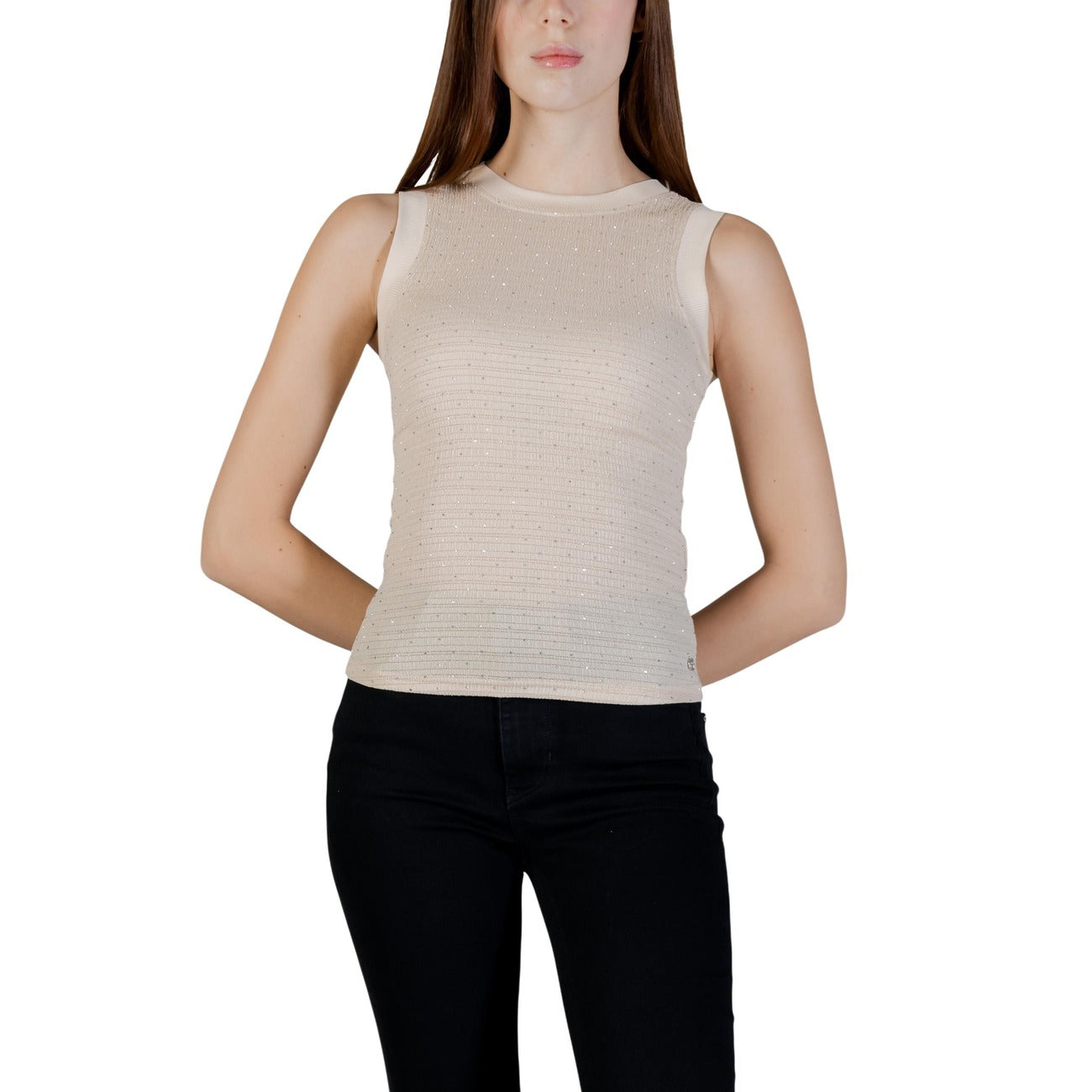 Guess Strickjacke Damen Braun
