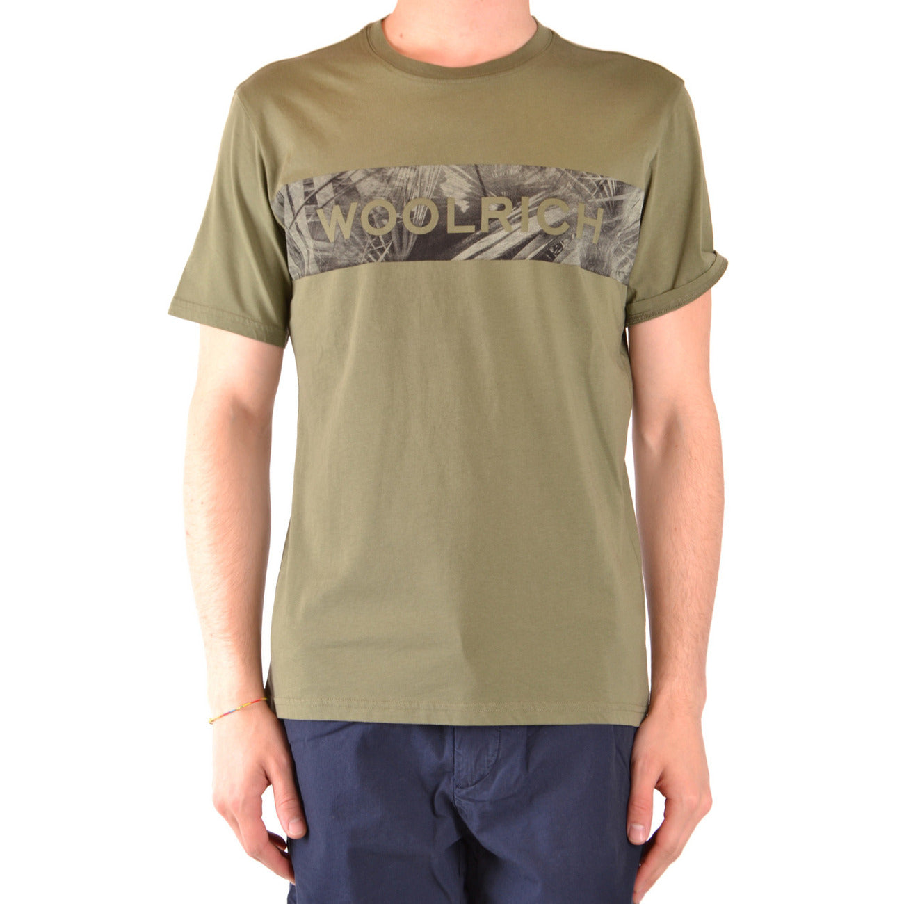 Woolrich T-shirt Heren Groen
