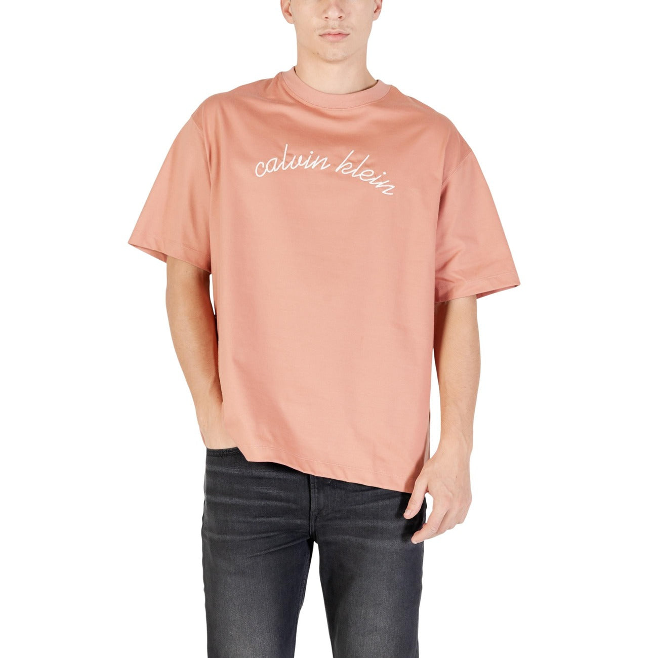 Calvin Klein Jeans T-Shirt Herren Rosa #2446407