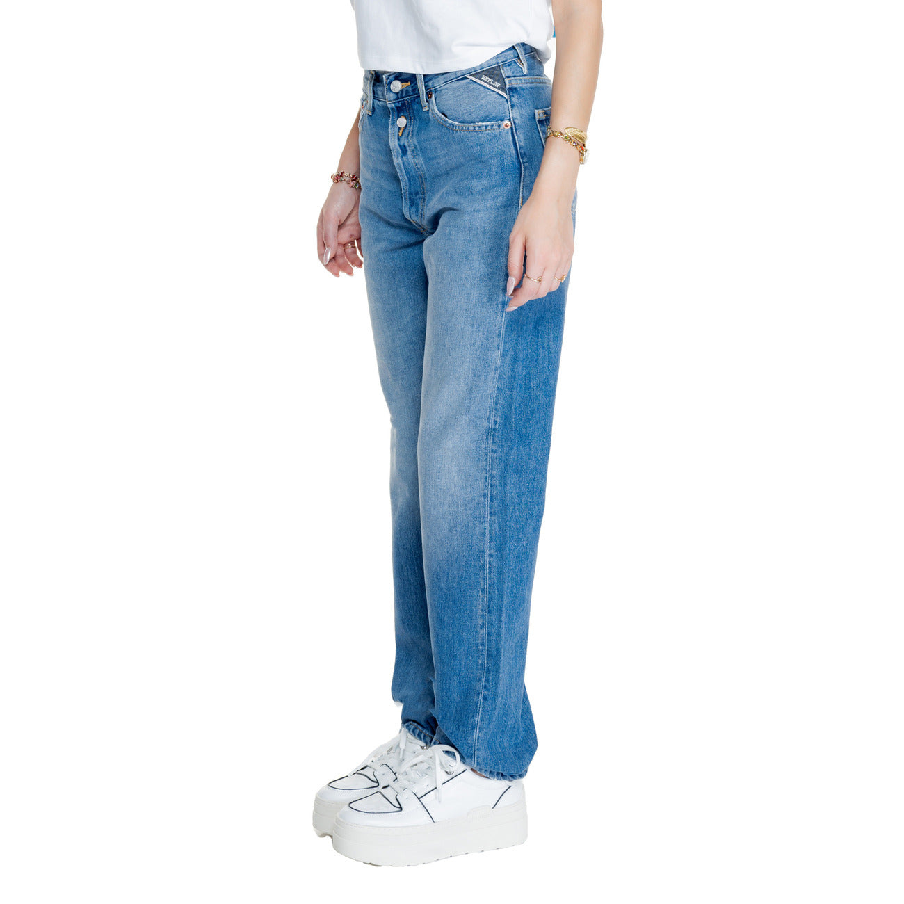 Replay Jeans Dames Blauw #2326676