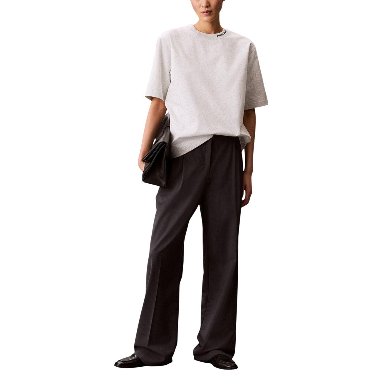 Calvin Klein Jeans T-shirt Dames Grijs #2444338