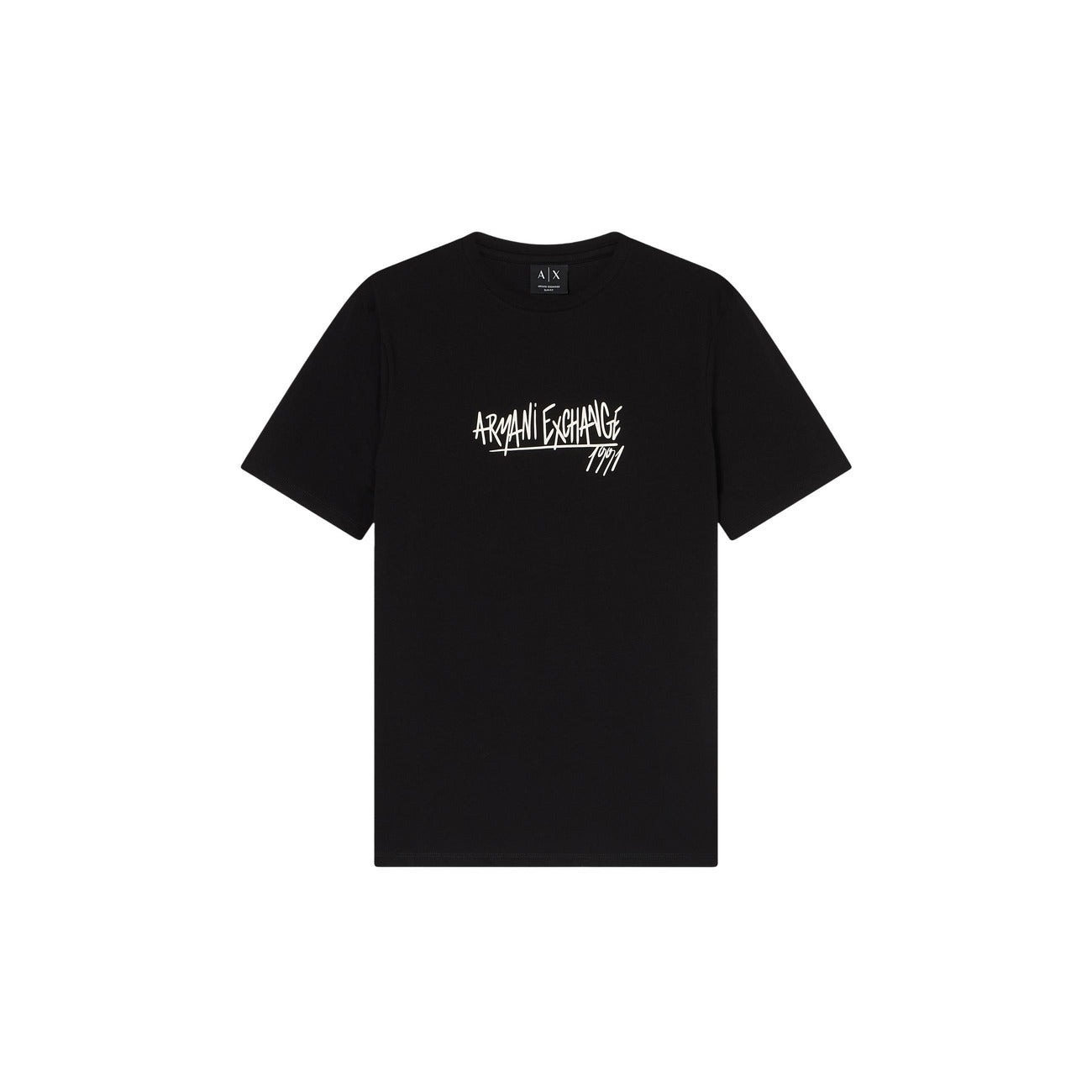 Armani Exchange T-Shirt Herren Schwarz Schwarz