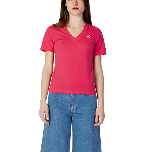 Calvin Klein Jeans T-shirt Dames Roze #417377