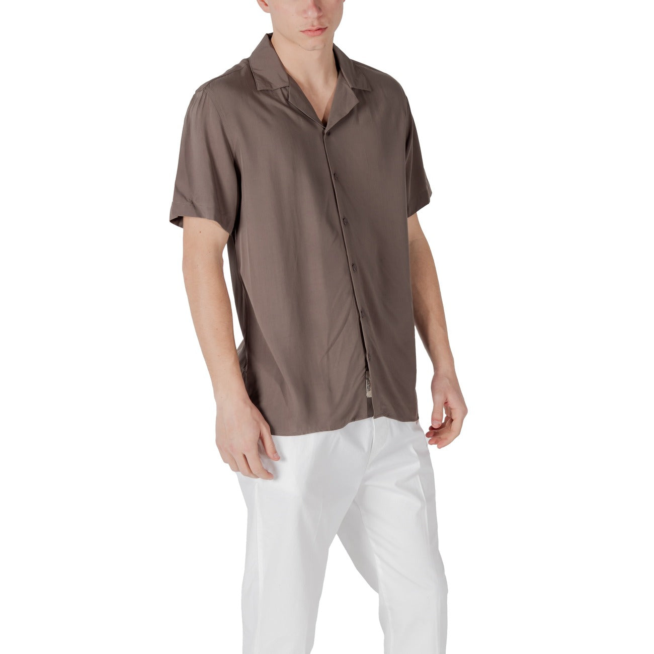 Gianni Lupo Shirt Heren Bruin