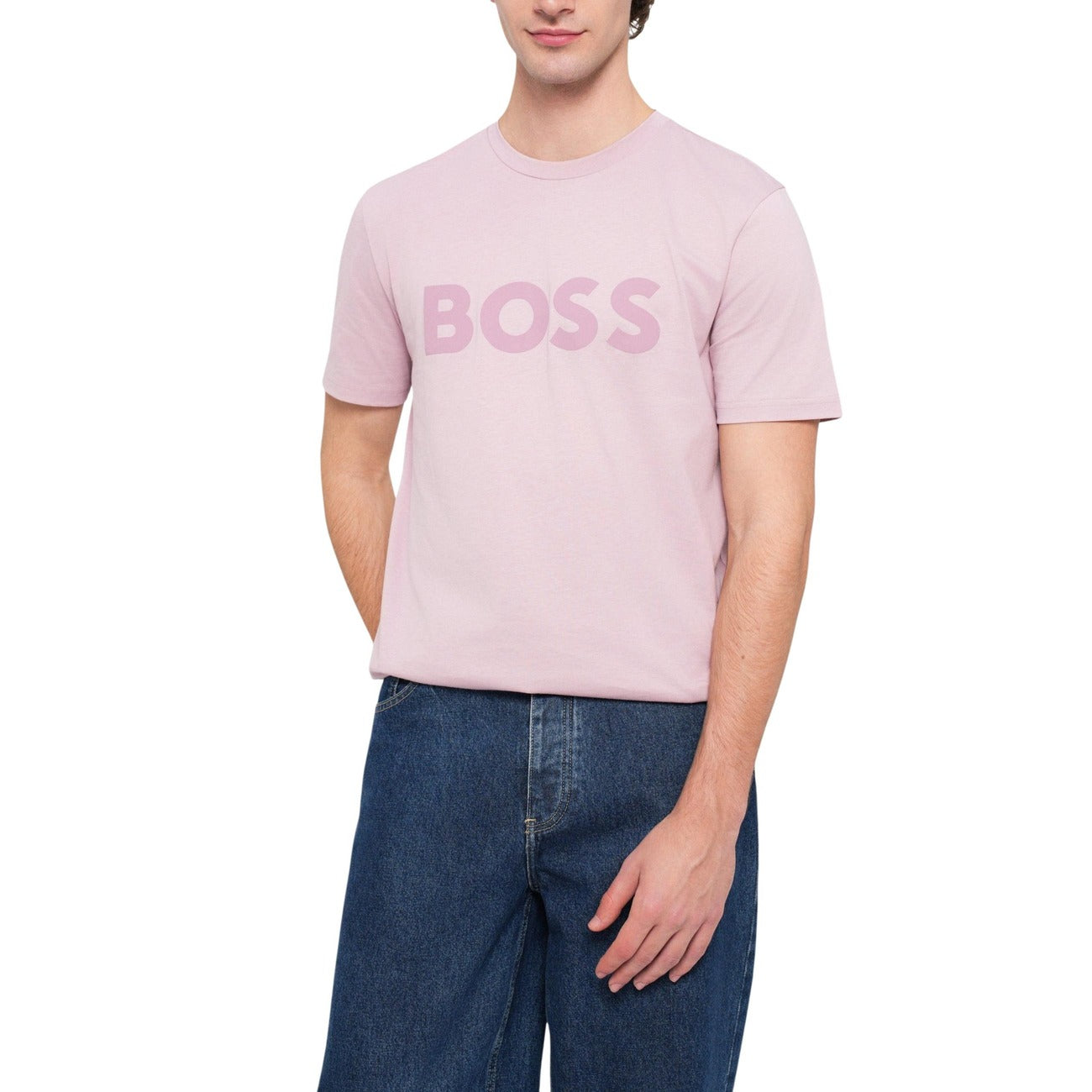 Boss T-Shirt Herren Rosa