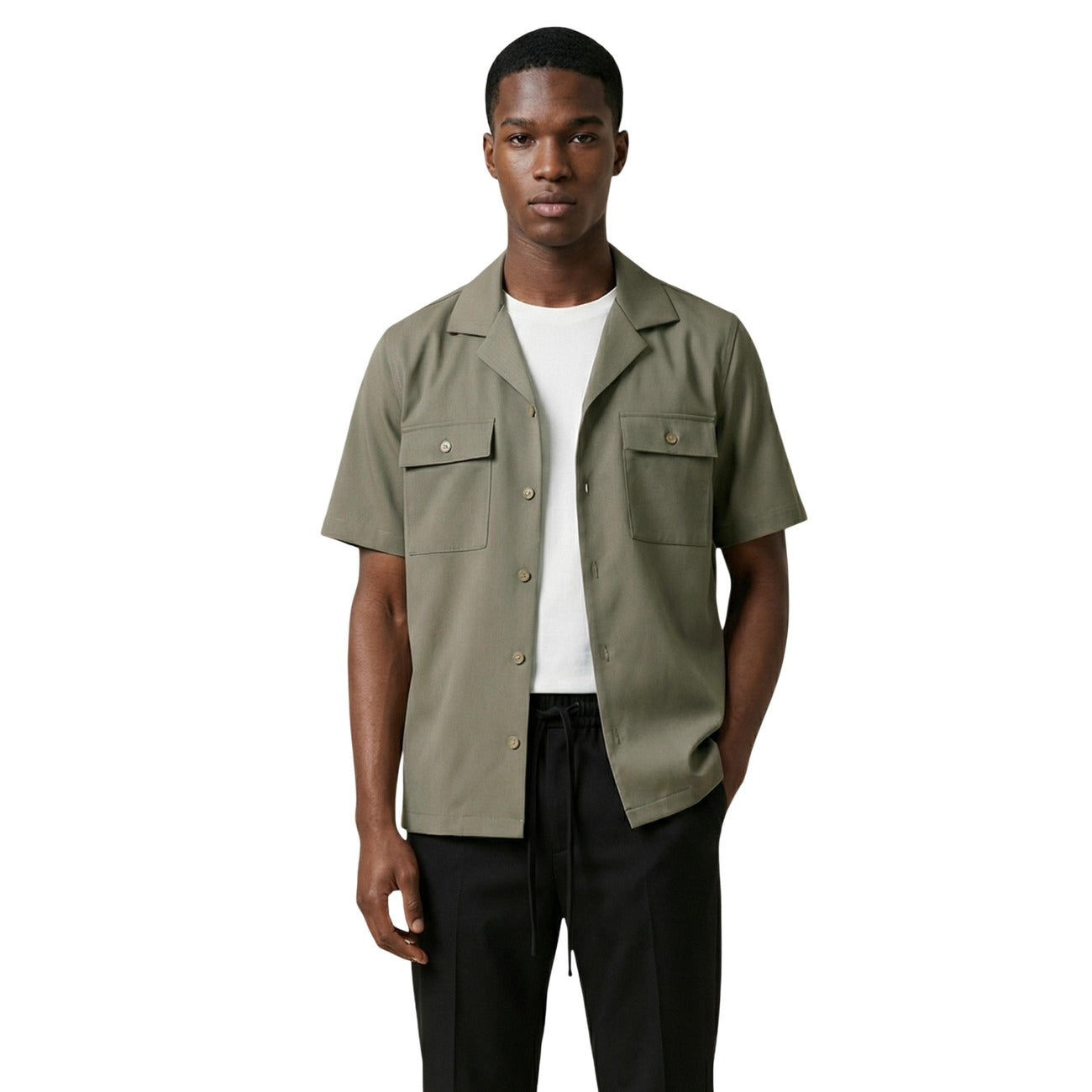 Gianni Lupo Shirt Heren Groen #2455554