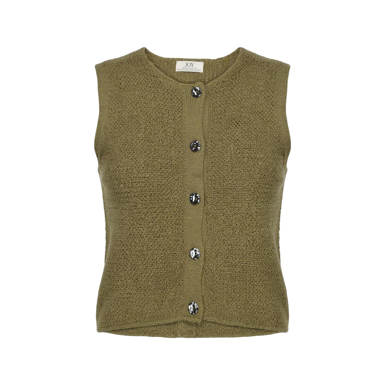 Jacqueline De Yong Gilet Dames Groen