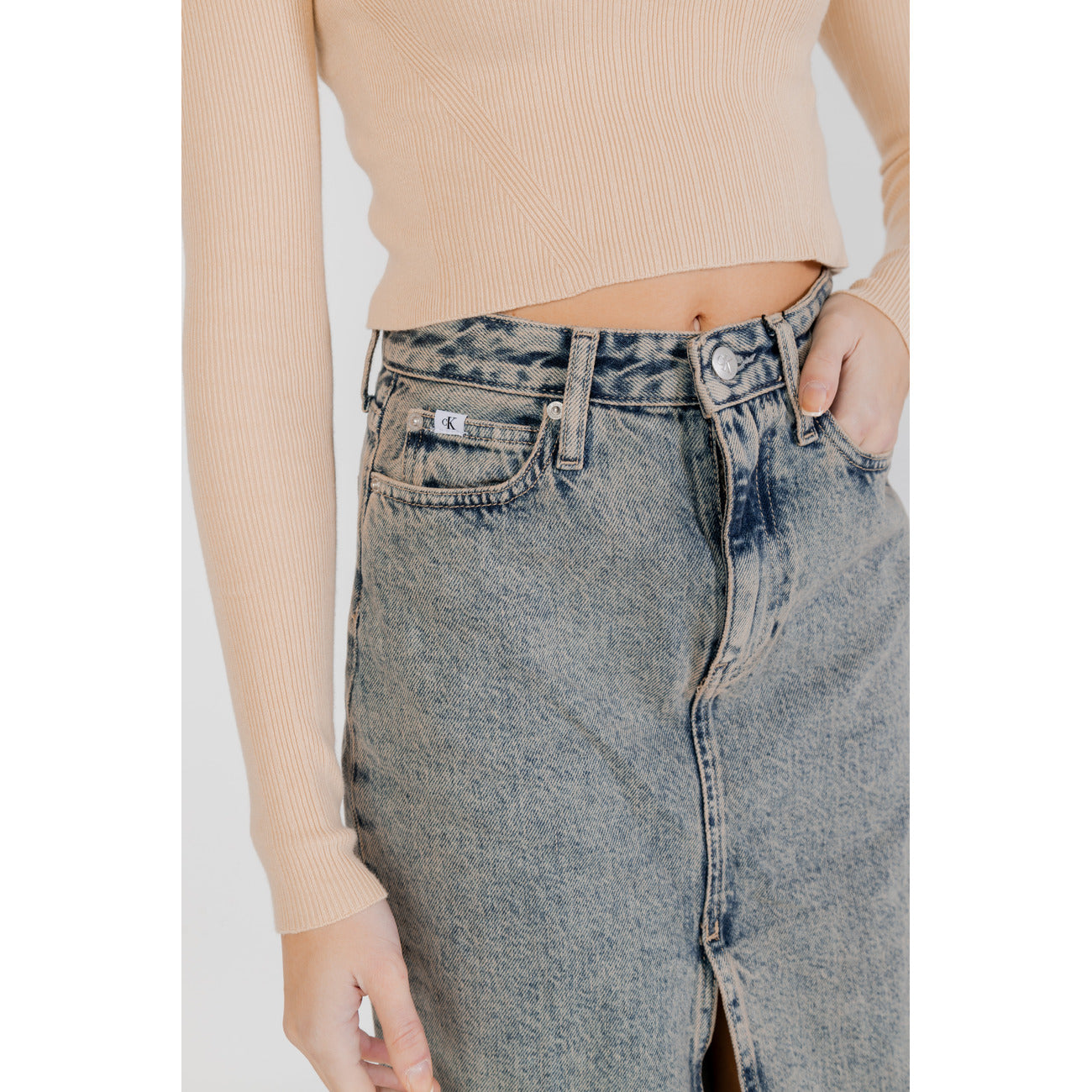 Calvin Klein Jeans Rok Dames Blauw #2197348