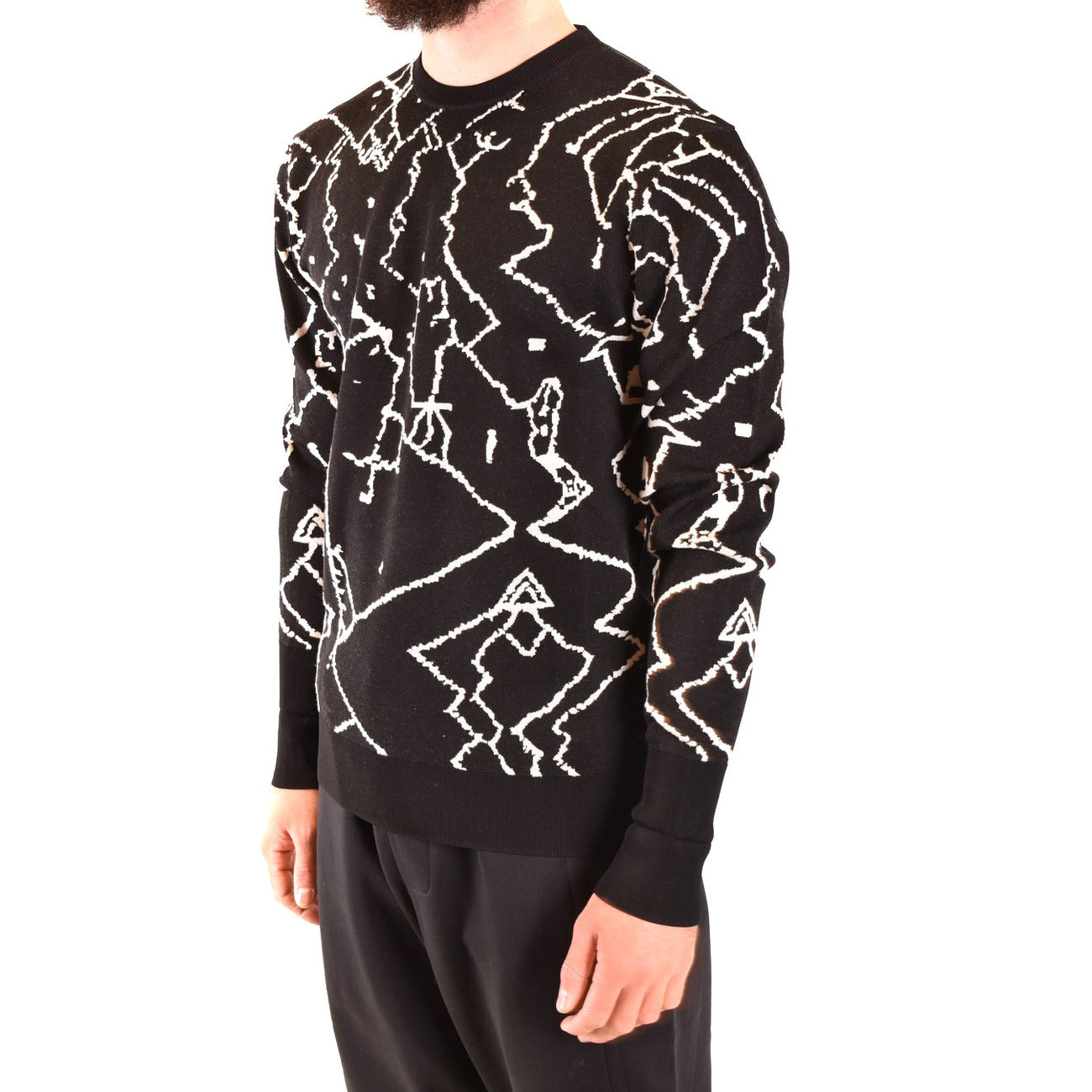 Neil Barrett Strickmode Herren Schwarz