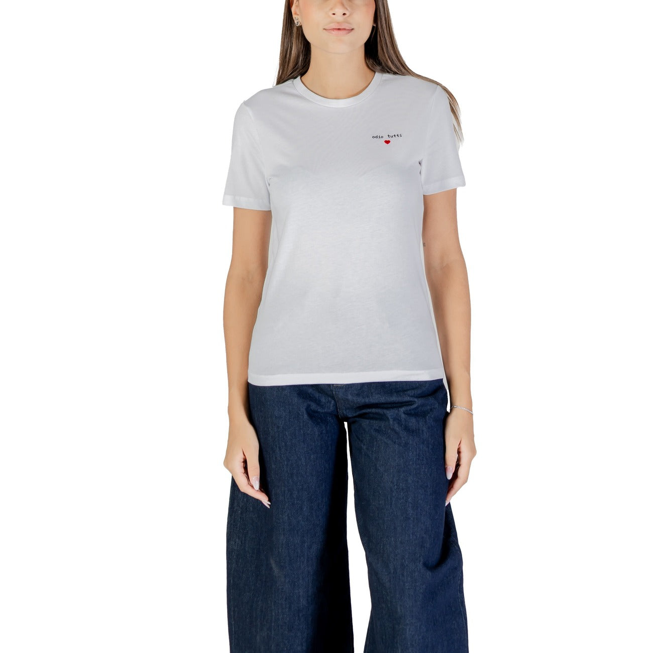 Only T-Shirt Damen Weiß #2435711
