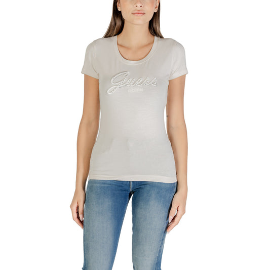 Guess T-shirt Dames Beige #2427116