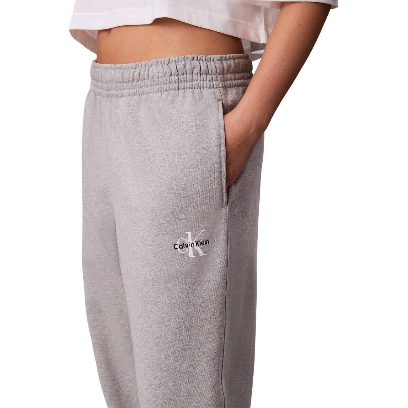Calvin Klein Jeans Broek Dames Grijs