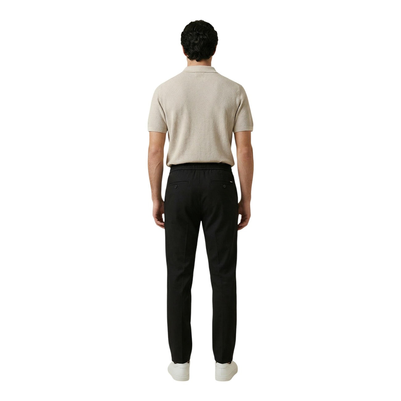 Gianni Lupo Hose Herren Schwarz Schwarz #2457560