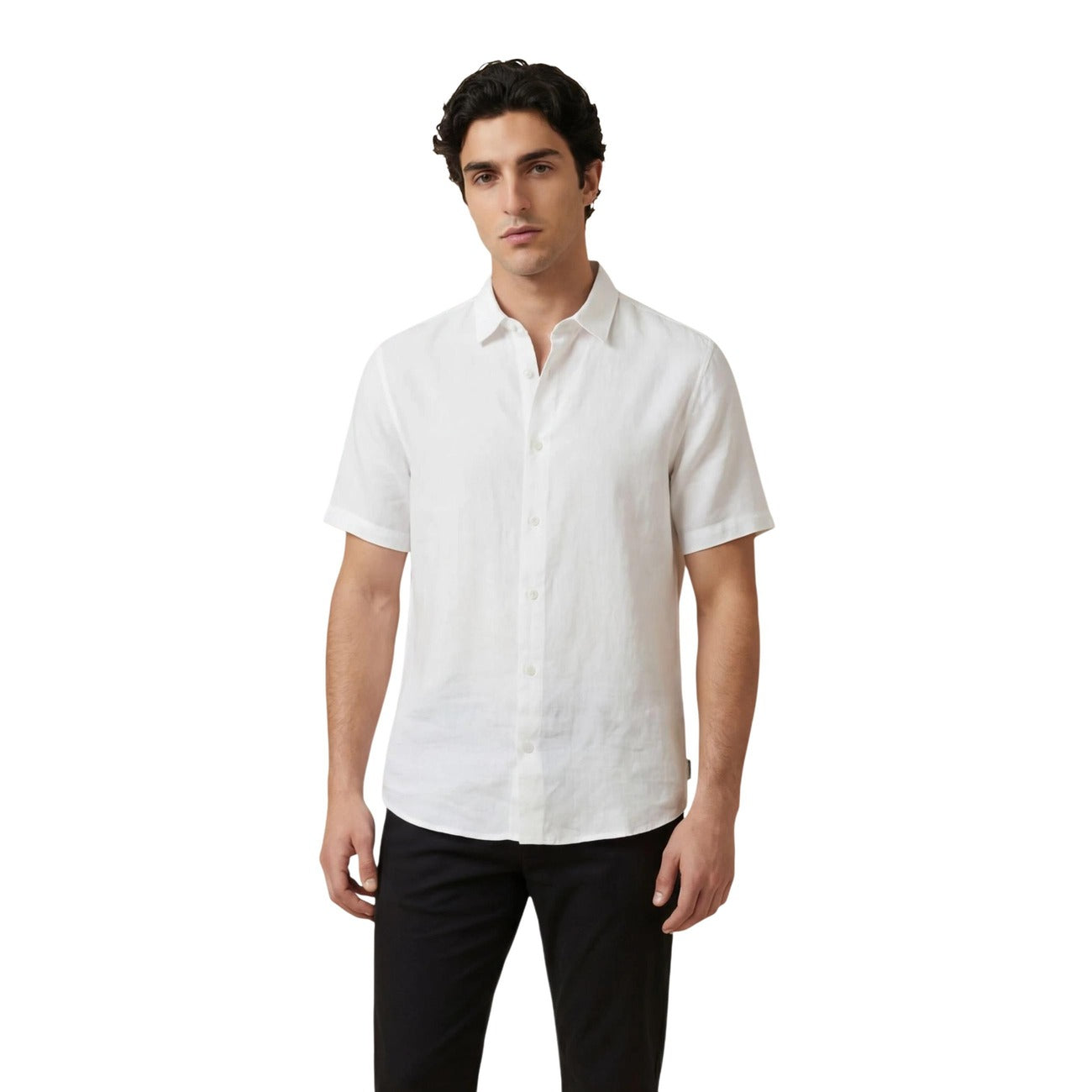 Armani Exchange Shirt Heren Wit