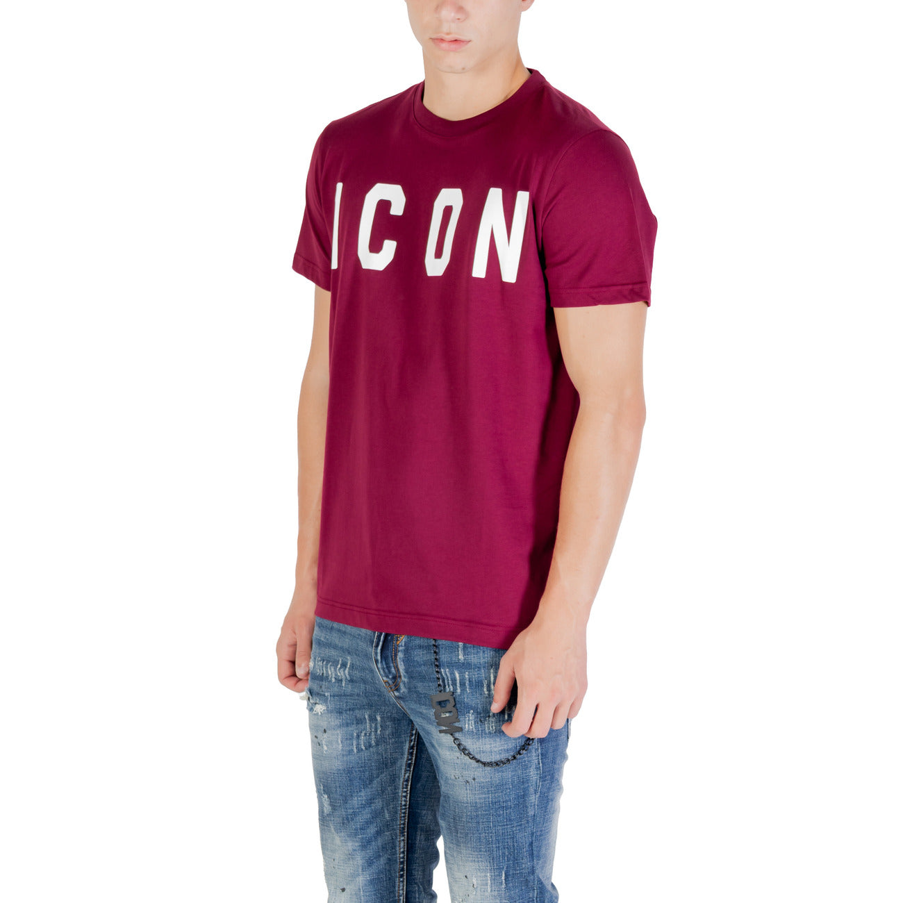 Icon T-Shirt Herren Bordeaux