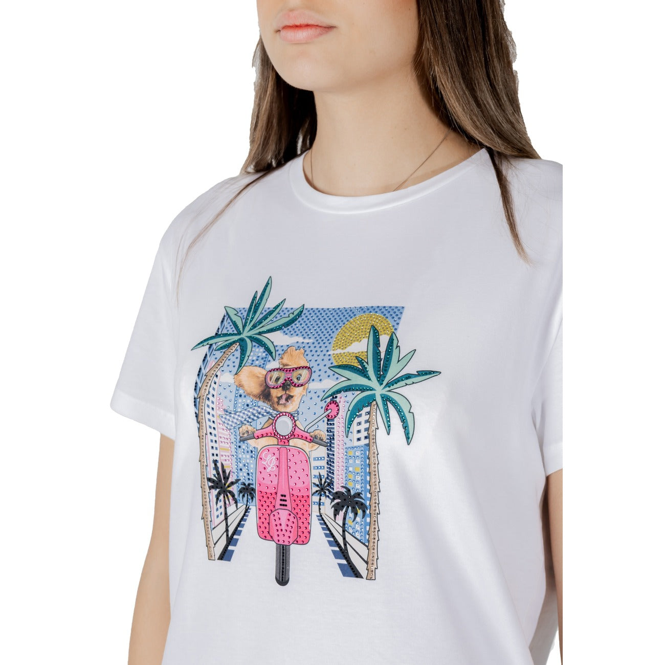 Liu Jo T-shirt Dames Wit #2410966