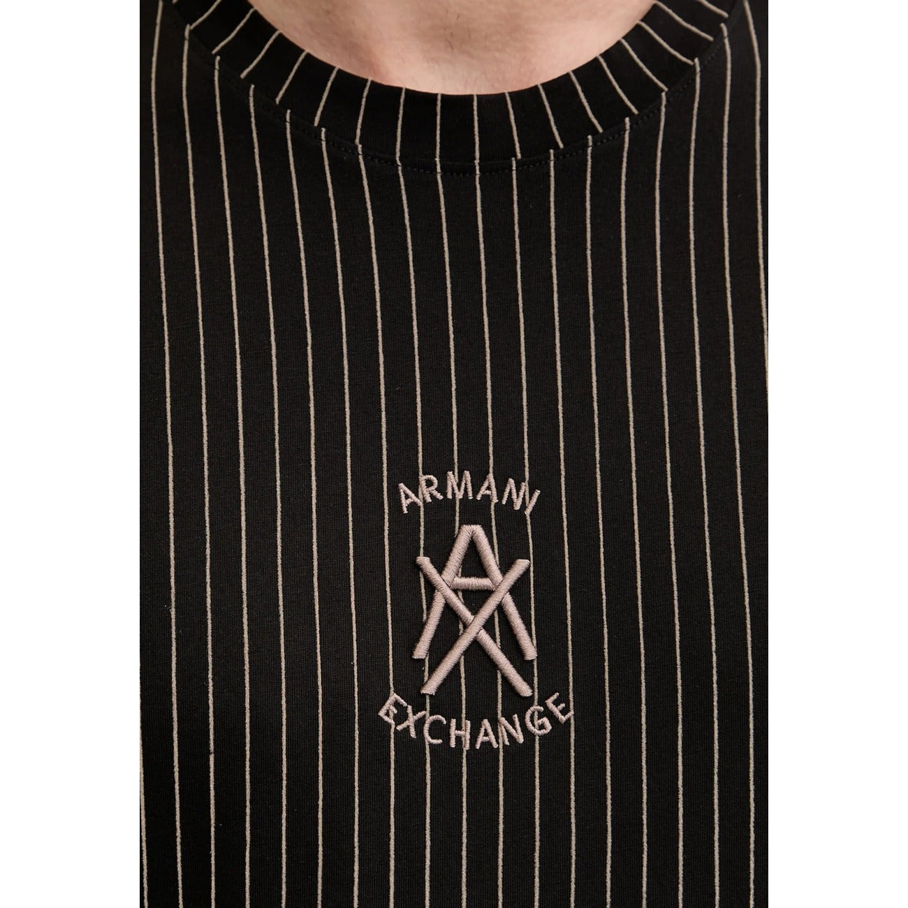 Armani Exchange T-Shirt Herren Schwarz Schwarz #2450065