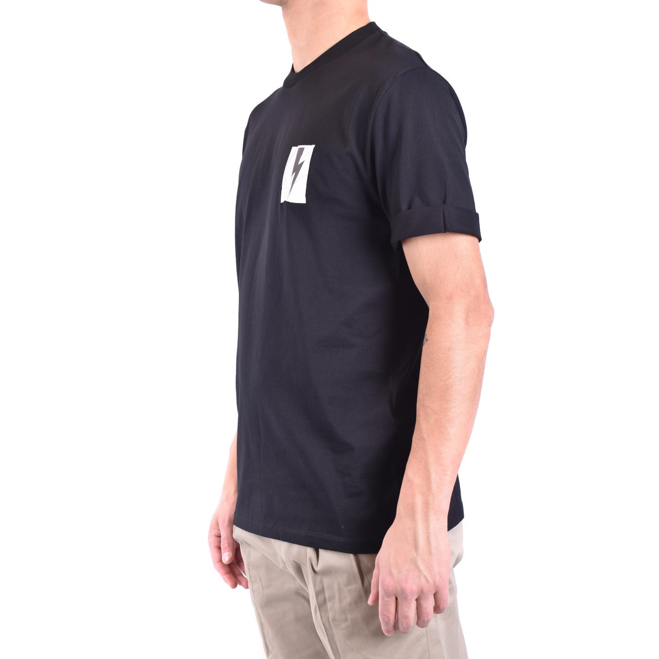Neil Barrett T-shirt Heren Zwart #2430992