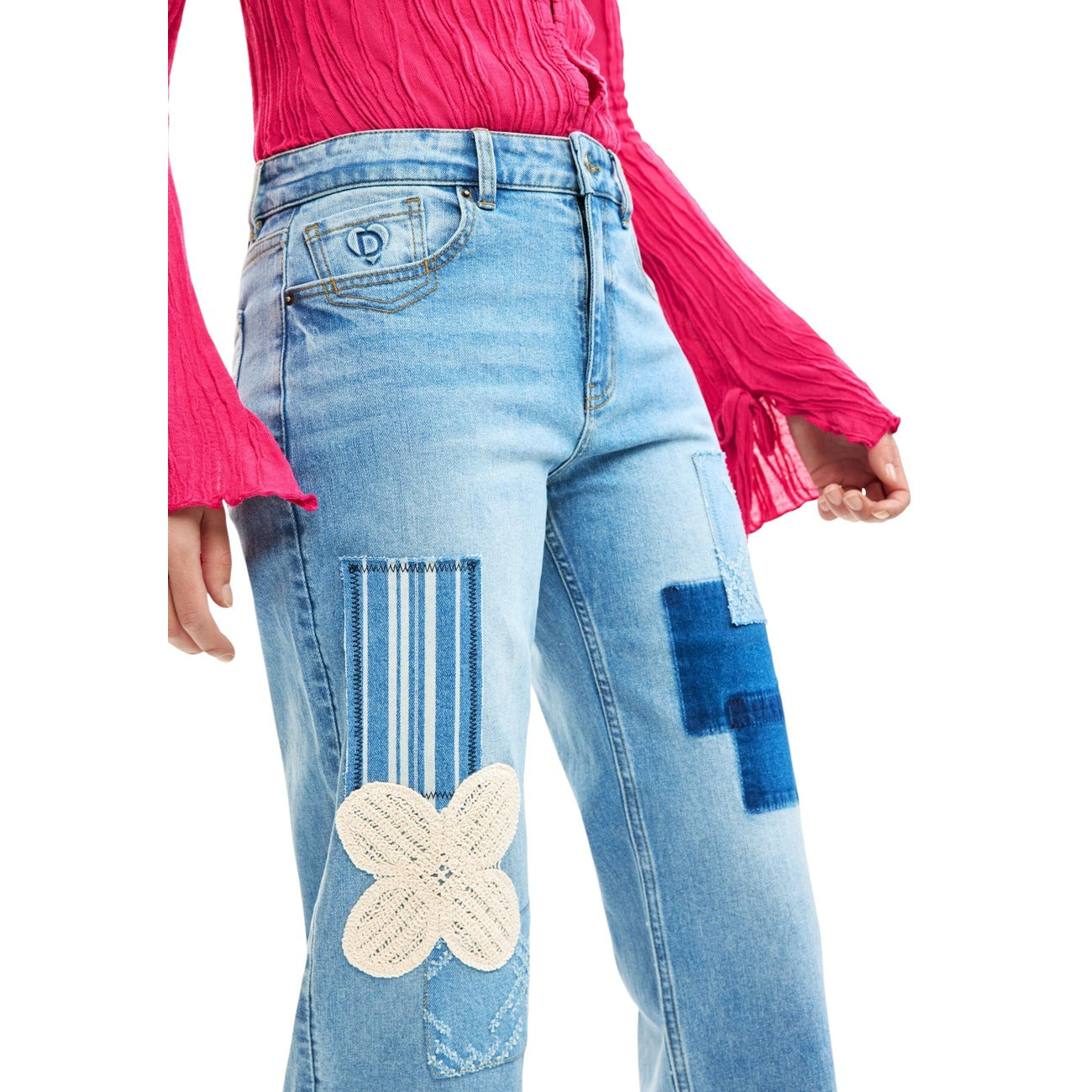 Desigual Jeans Damen Hellblau #2465926