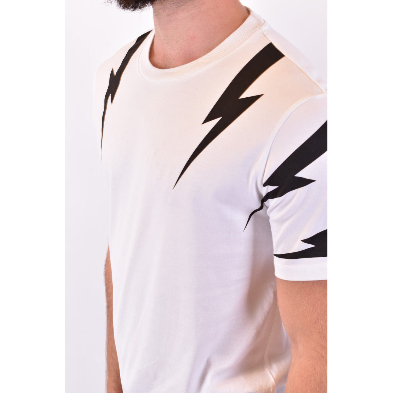 Neil Barrett T-shirt Heren Wit #2431163