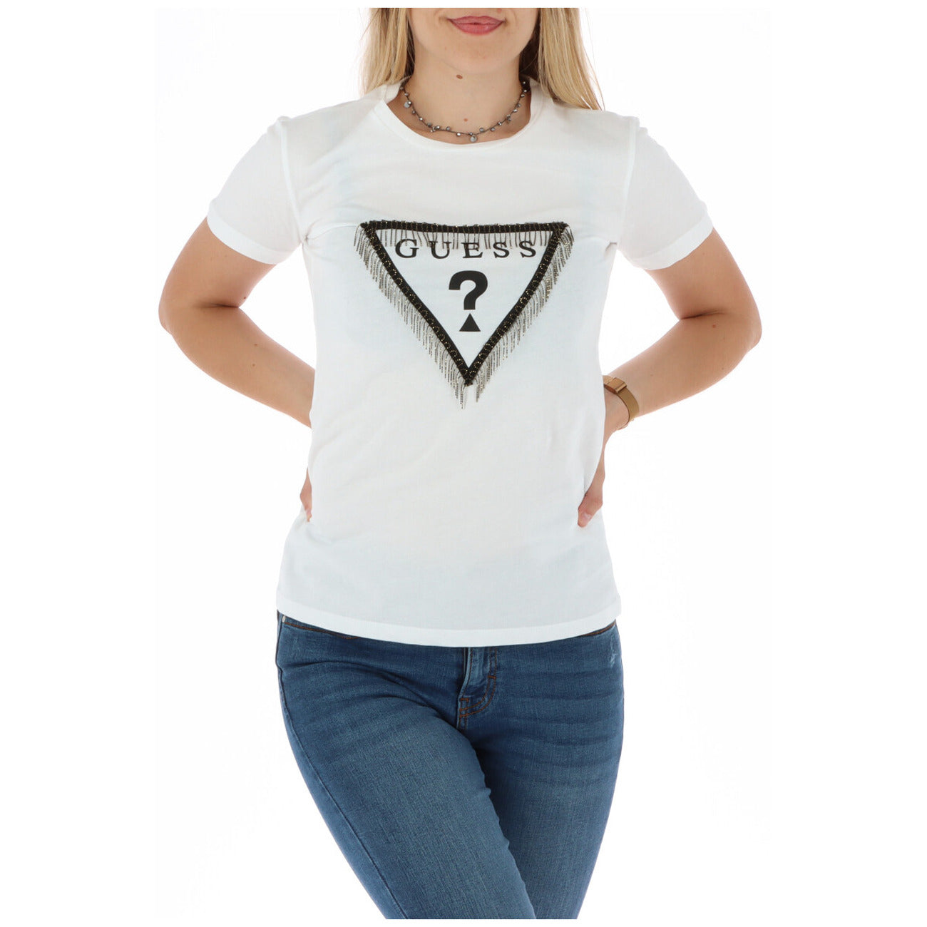 Guess T-Shirt Damen Weiß #301117