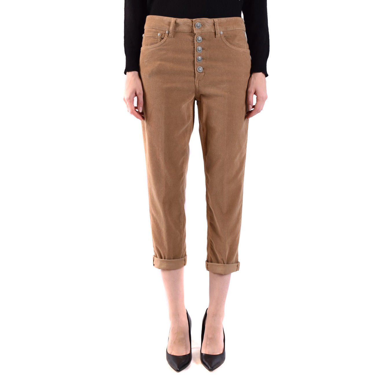 Dondup Broek Dames Beige