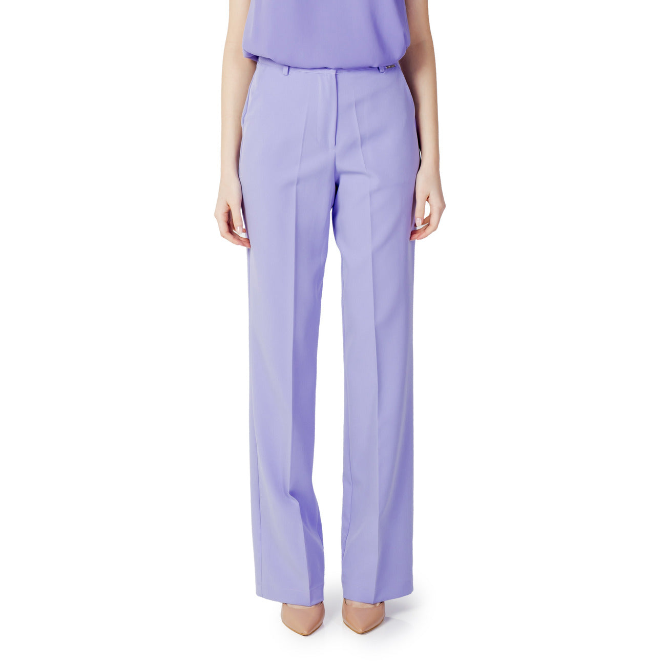Hanny Deep Broek Dames Wit