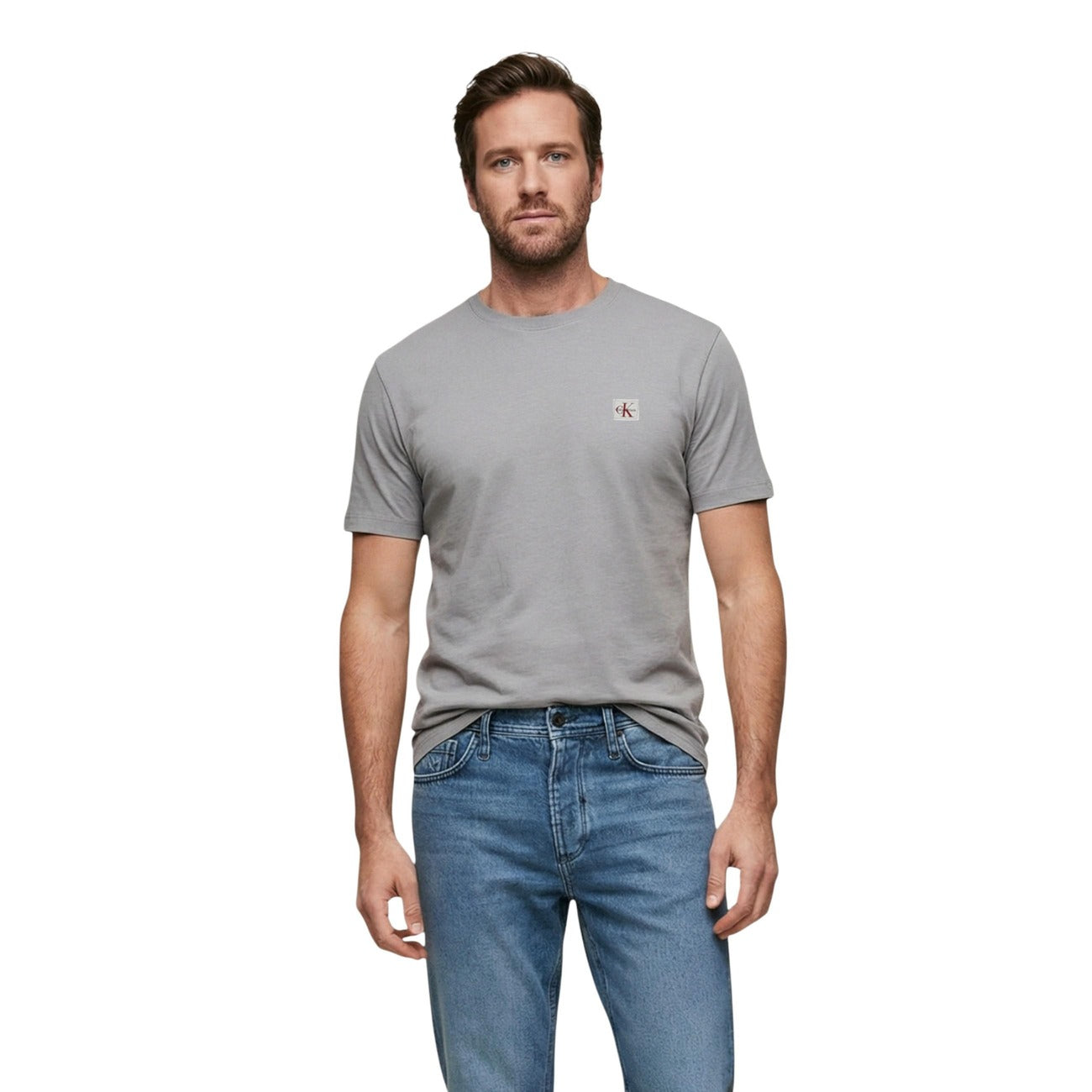 Calvin Klein Jeans T-Shirt Herren Beige #2453560