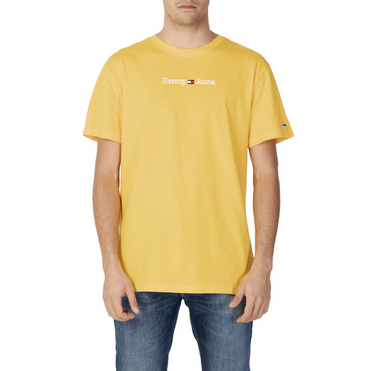 Tommy Hilfiger Jeans T-shirt Heren Geel