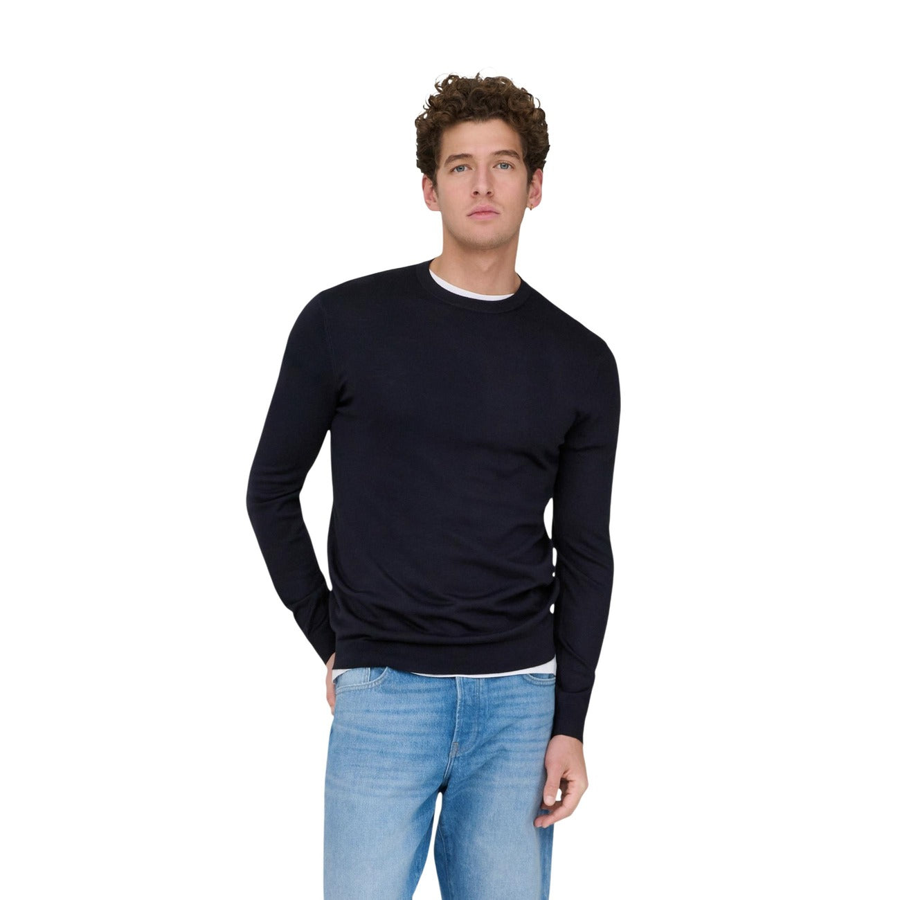 Only & Sons Strickmode Herren Blau
