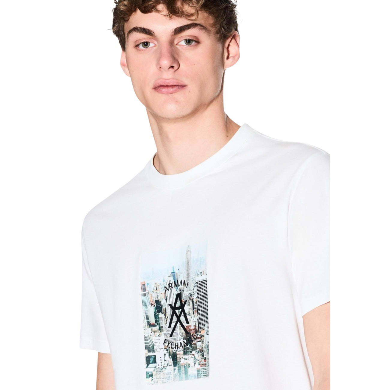 Armani Exchange T-Shirt Herren Weiß