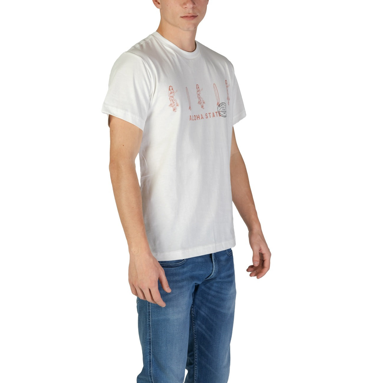 Replay T-shirt Heren Wit #2367891