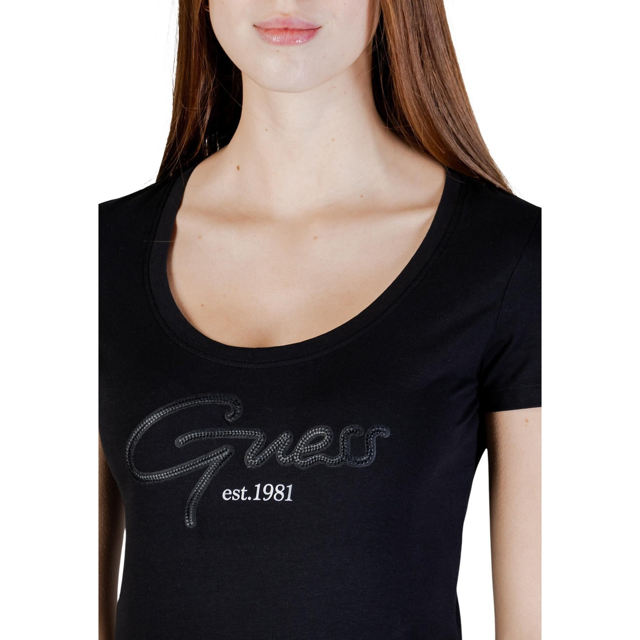 Guess T-Shirt Damen Schwarz #2452433