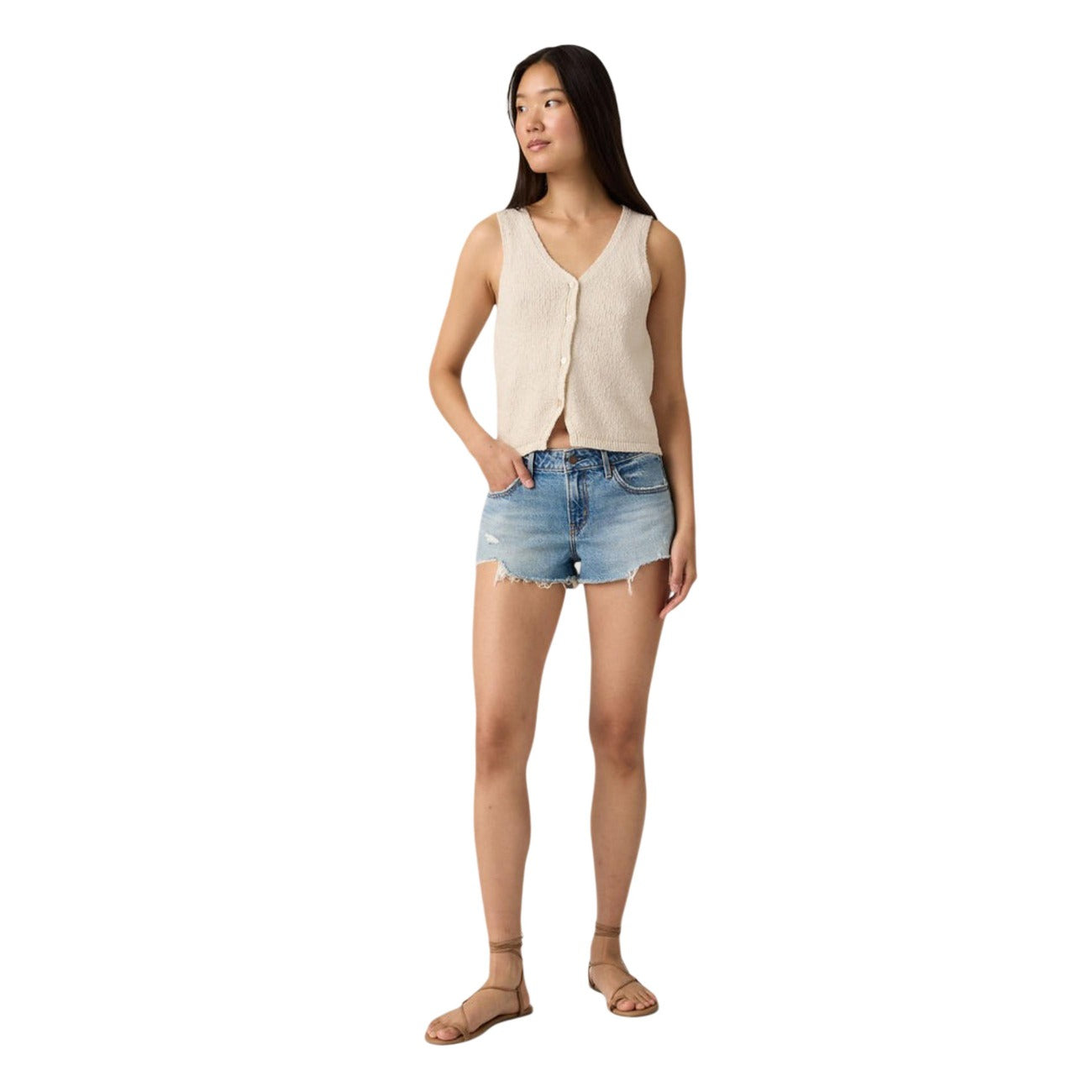 Levi`s Shorts Damen Hellblau Hellblau