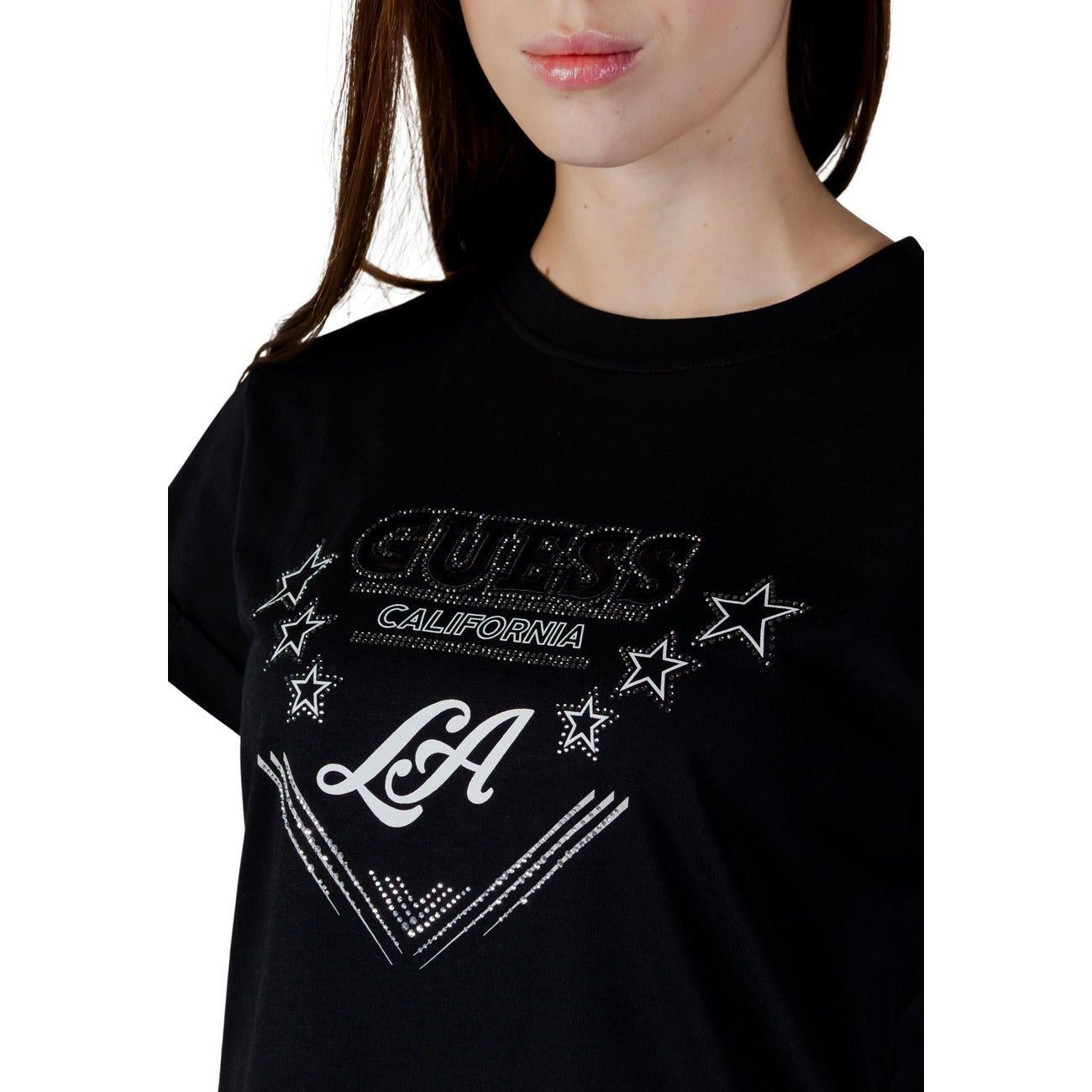 Guess T-Shirt Damen Schwarz #2467858
