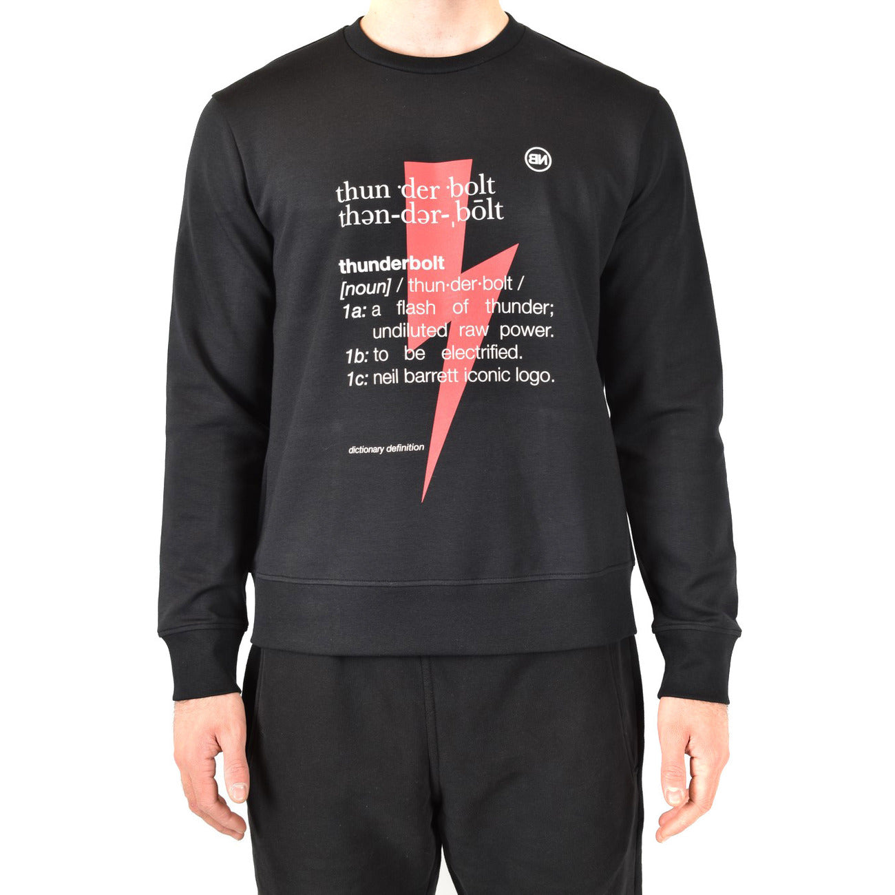 Neil Barrett Sweatshirt Heren Zwart #2430884