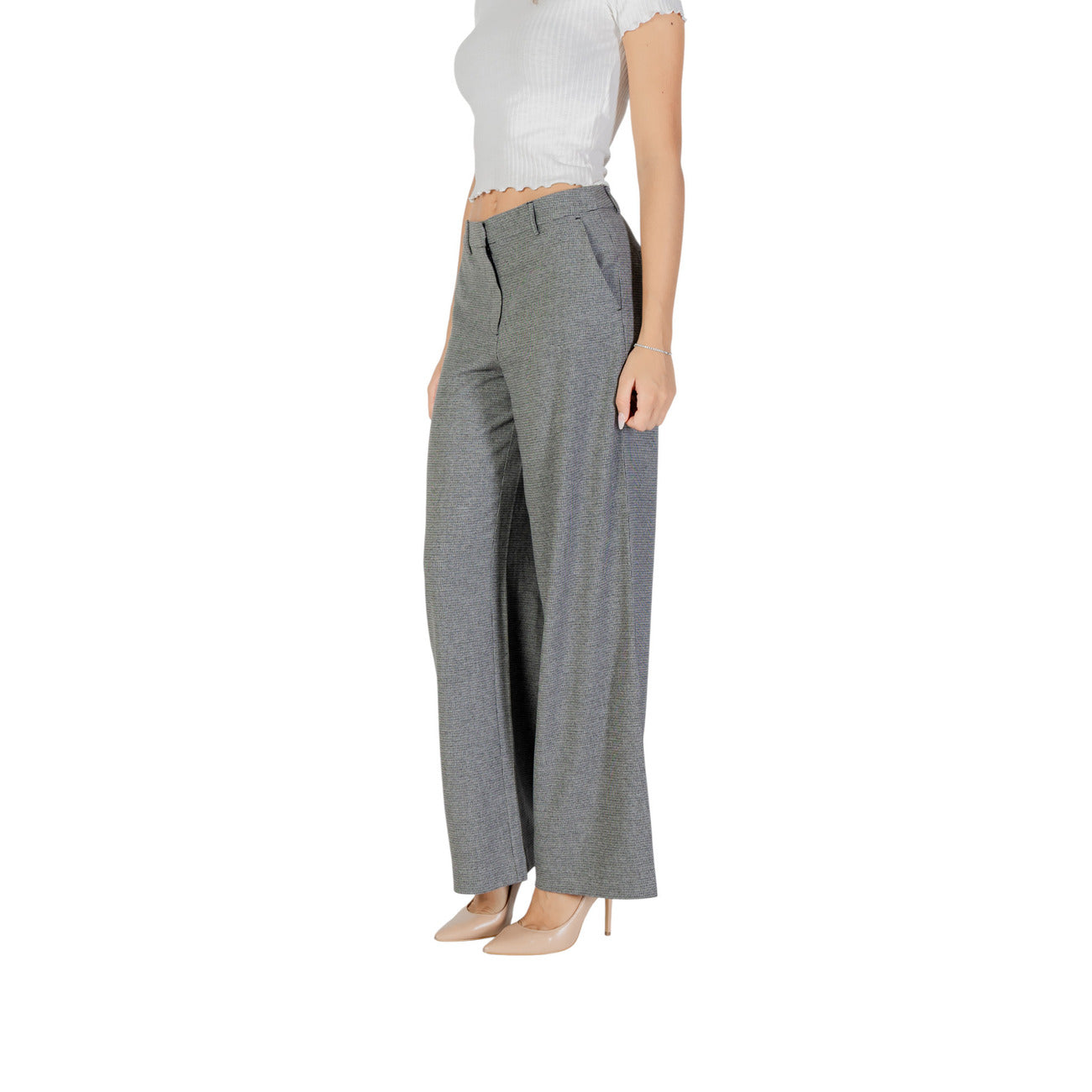 Only Broek Dames Grijs