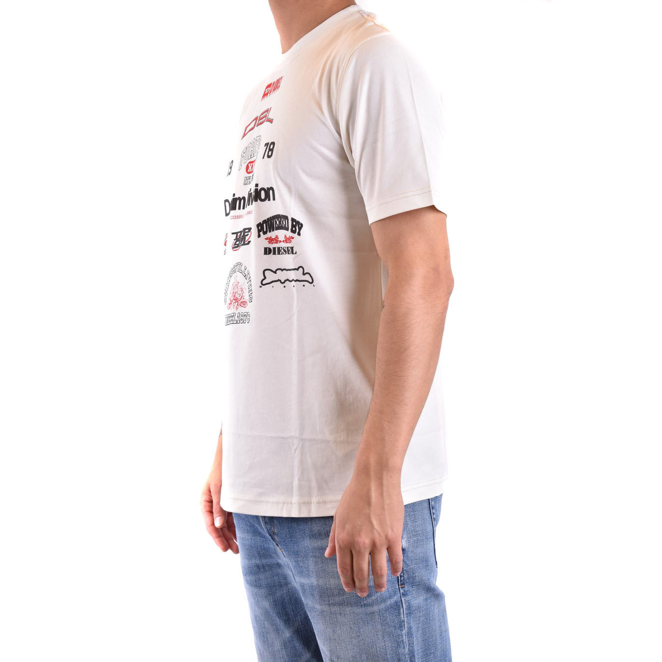 Diesel T-Shirt Herren Weiß