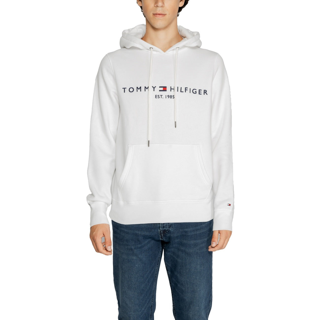 Tommy Hilfiger Jeans Sweatshirt Heren Wit #2440991