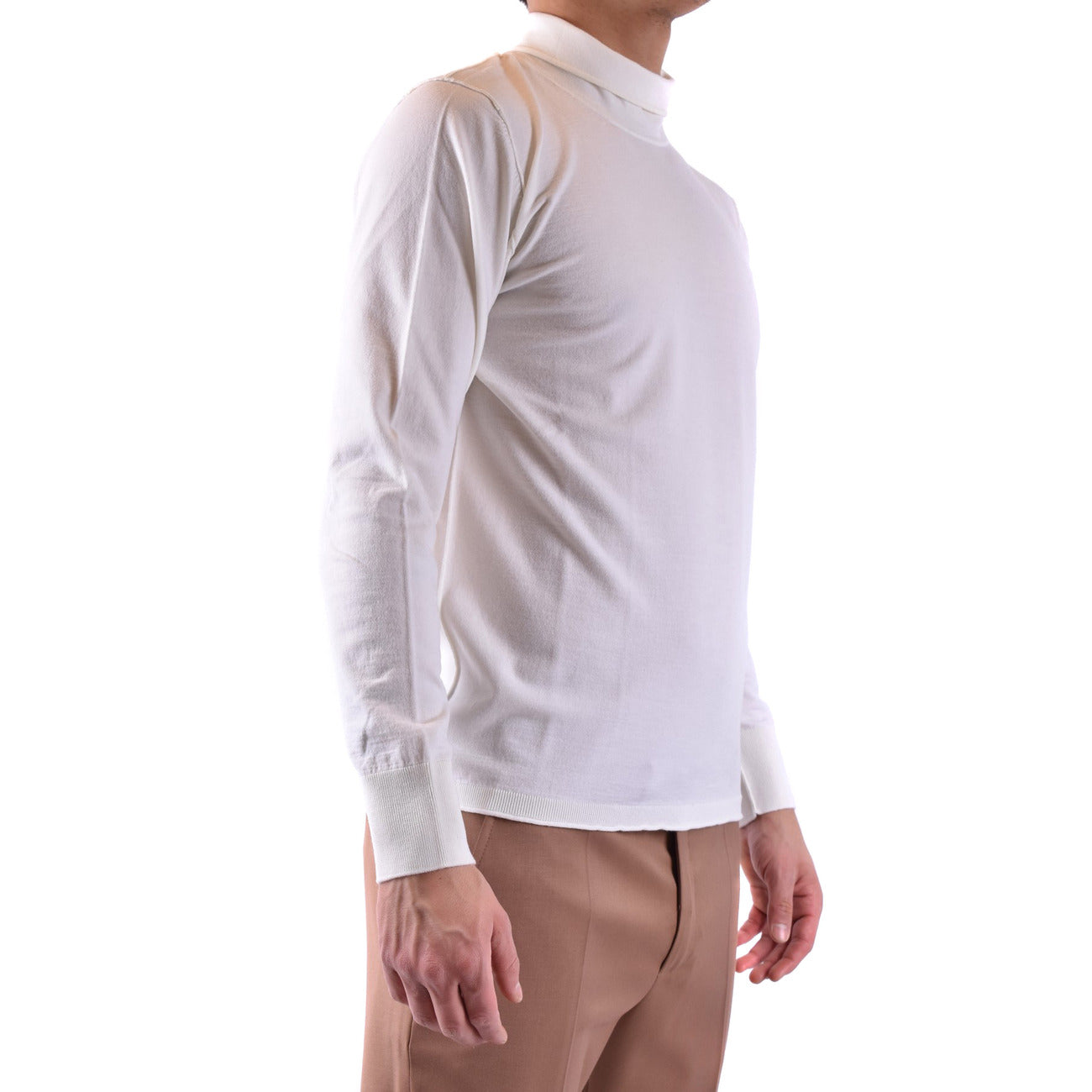 Paolo Pecora Strickmode Herren Weiß