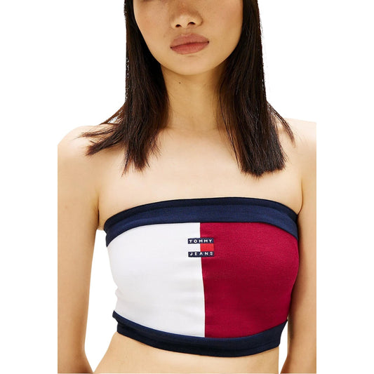 Tommy Hilfiger Jeans Top Damen Bordeaux