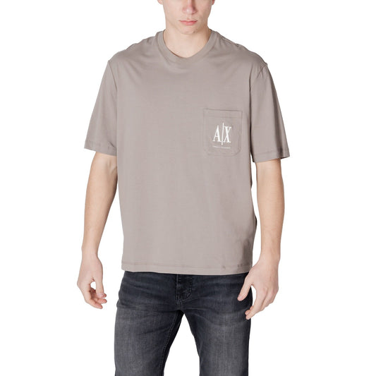 Armani Exchange T-shirt Heren Bruin #2411684