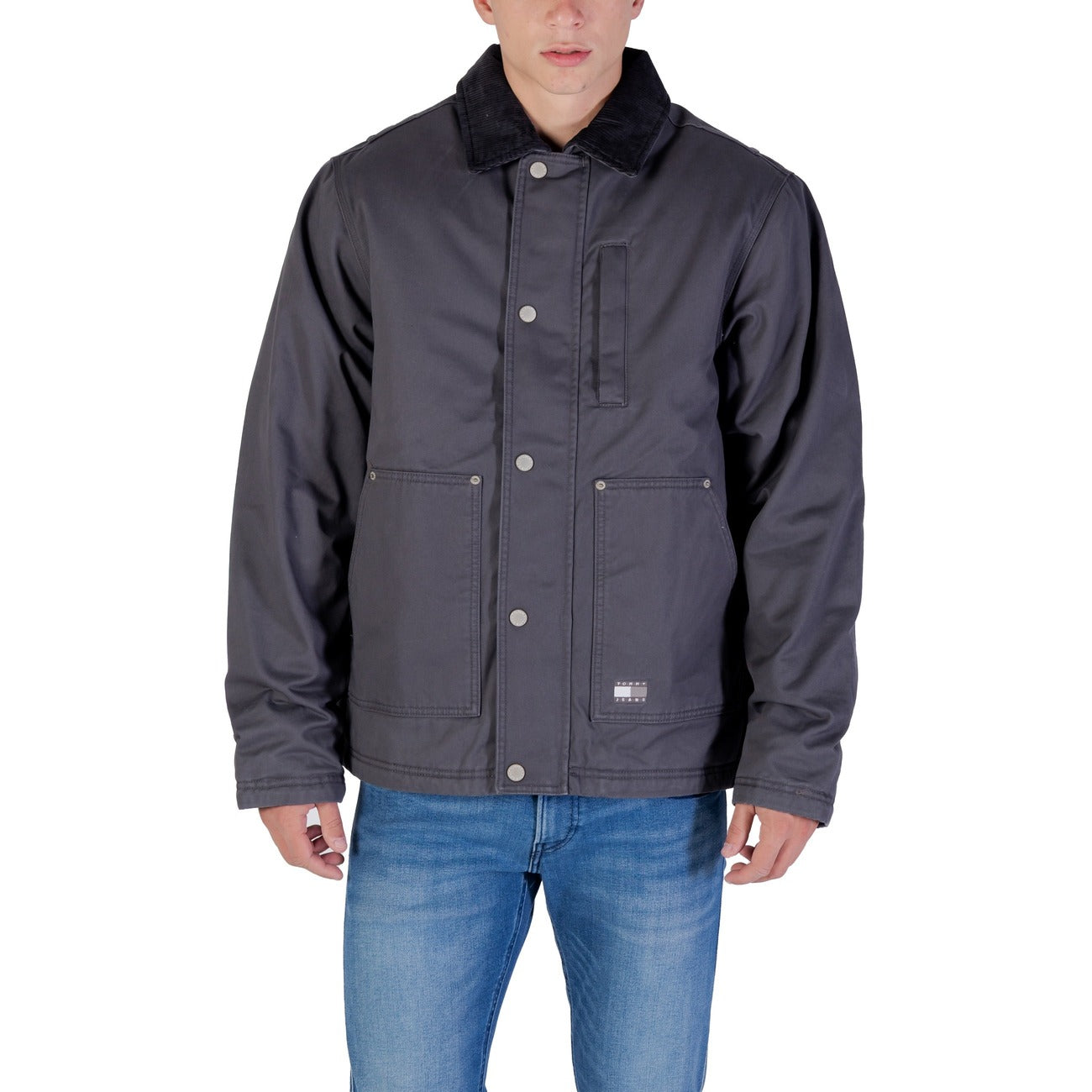Tommy Hilfiger Jeans Windbreaker Heren Zwart #2434259