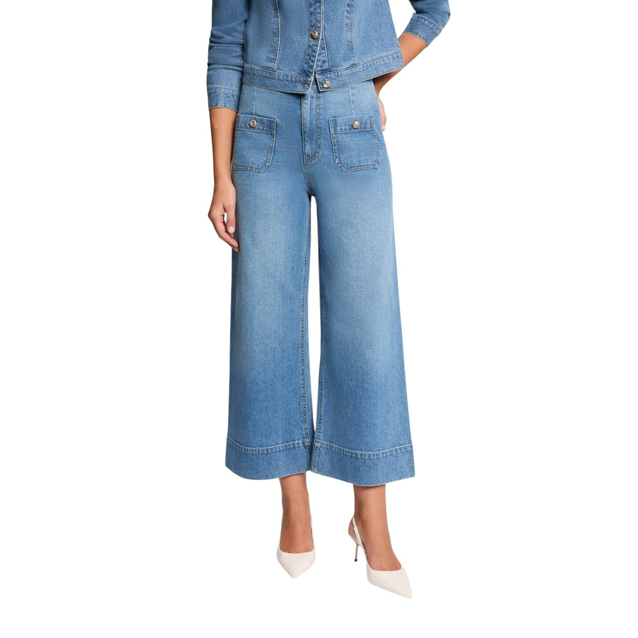 Morgan De Toi Jeans Damen Hellblau