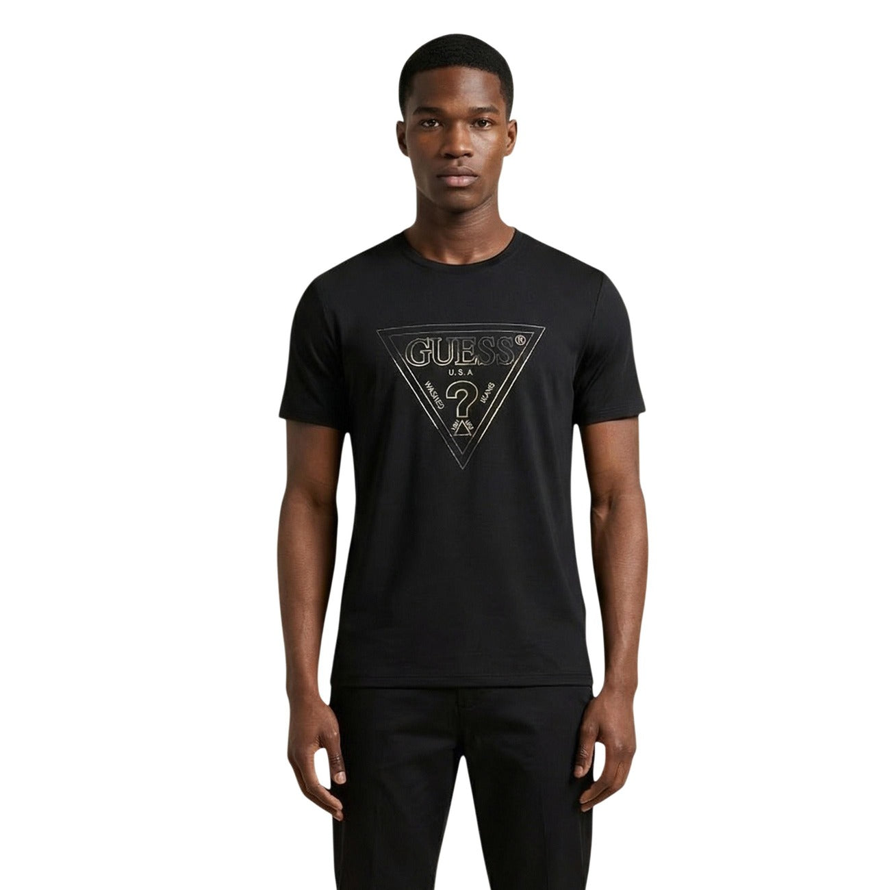 Guess T-Shirt Herren Schwarz