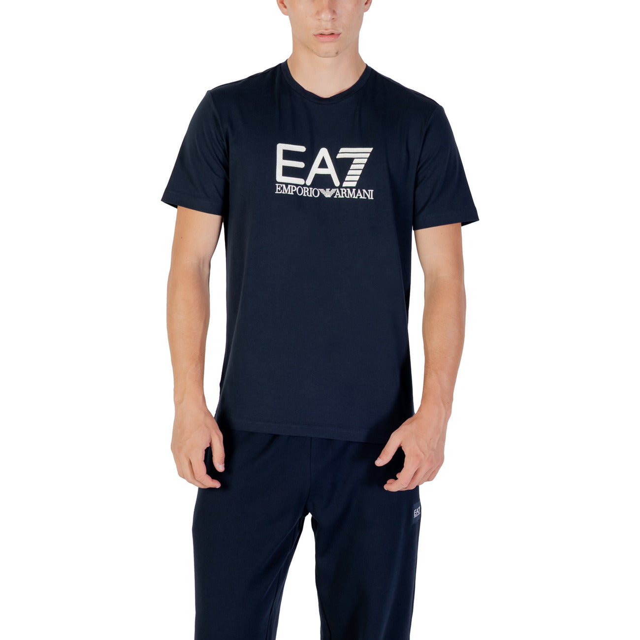 Ea7 T-shirt Heren Blauw #2430522