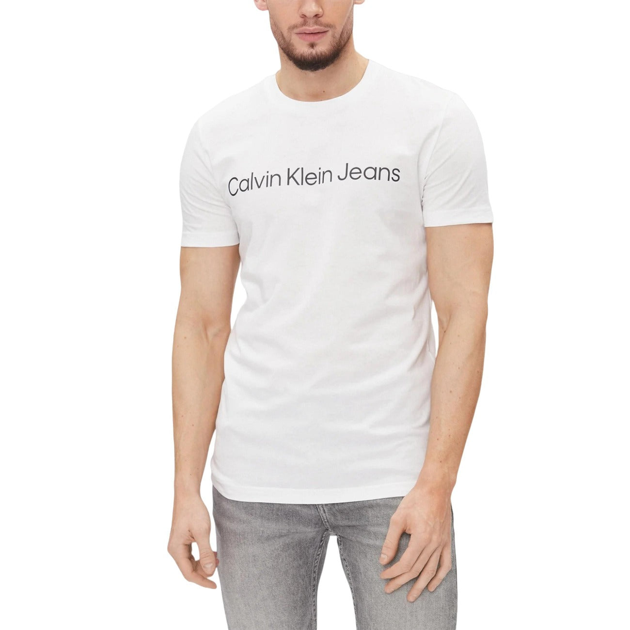 Calvin Klein Jeans T-Shirt Herren Weiß #2344021